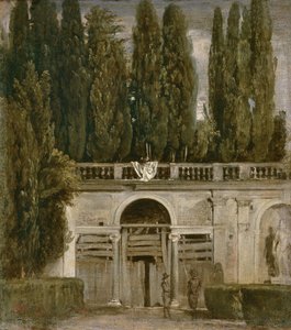 View of the Gardens of the Villa Medici in Rome, c.1630